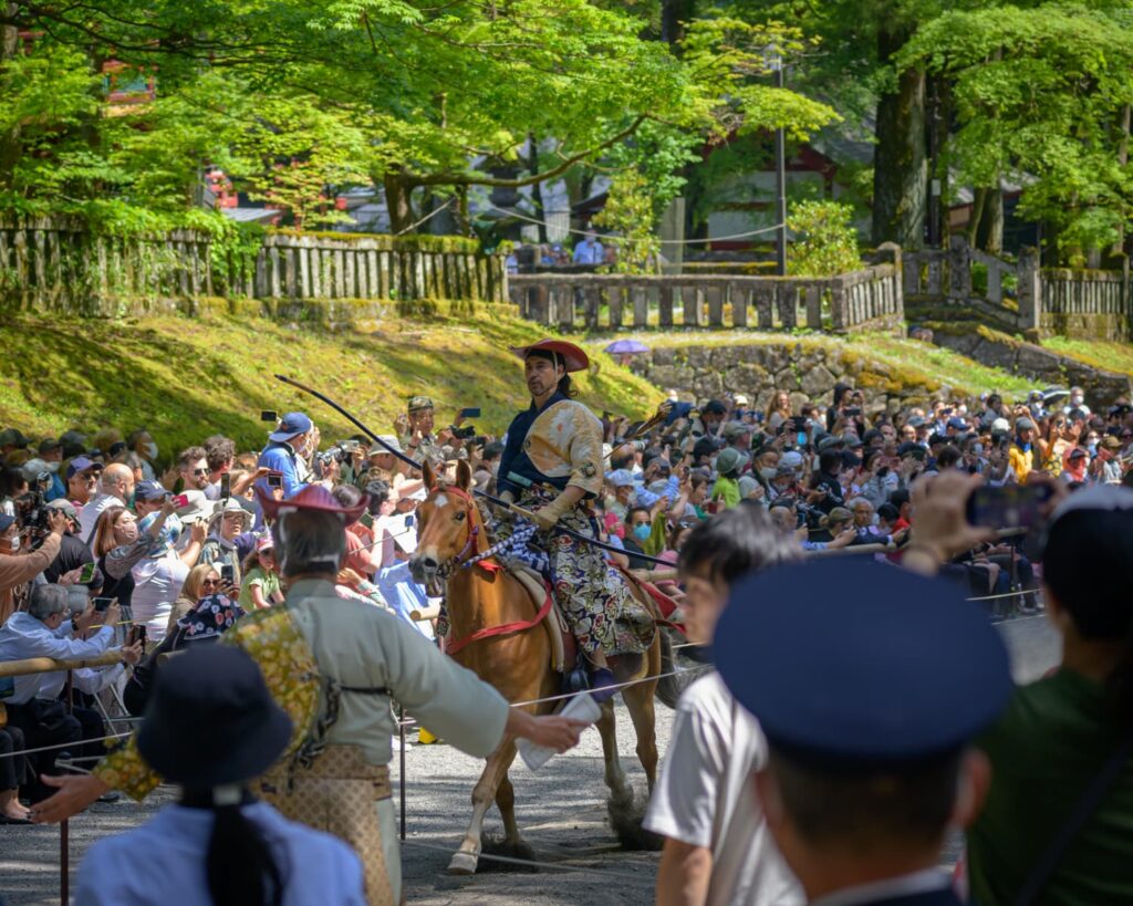 日光東照宮　特別限定流鏑馬（やぶさめ）蹄鉄の絵馬 日光東照宮 特別限定流鏑馬（やぶさめ）蹄鉄の絵馬 日光東照宮 特別